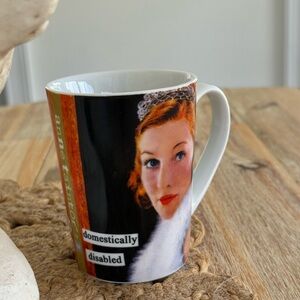 Anne Taintor Ceramic Mug - Domestically Disabled